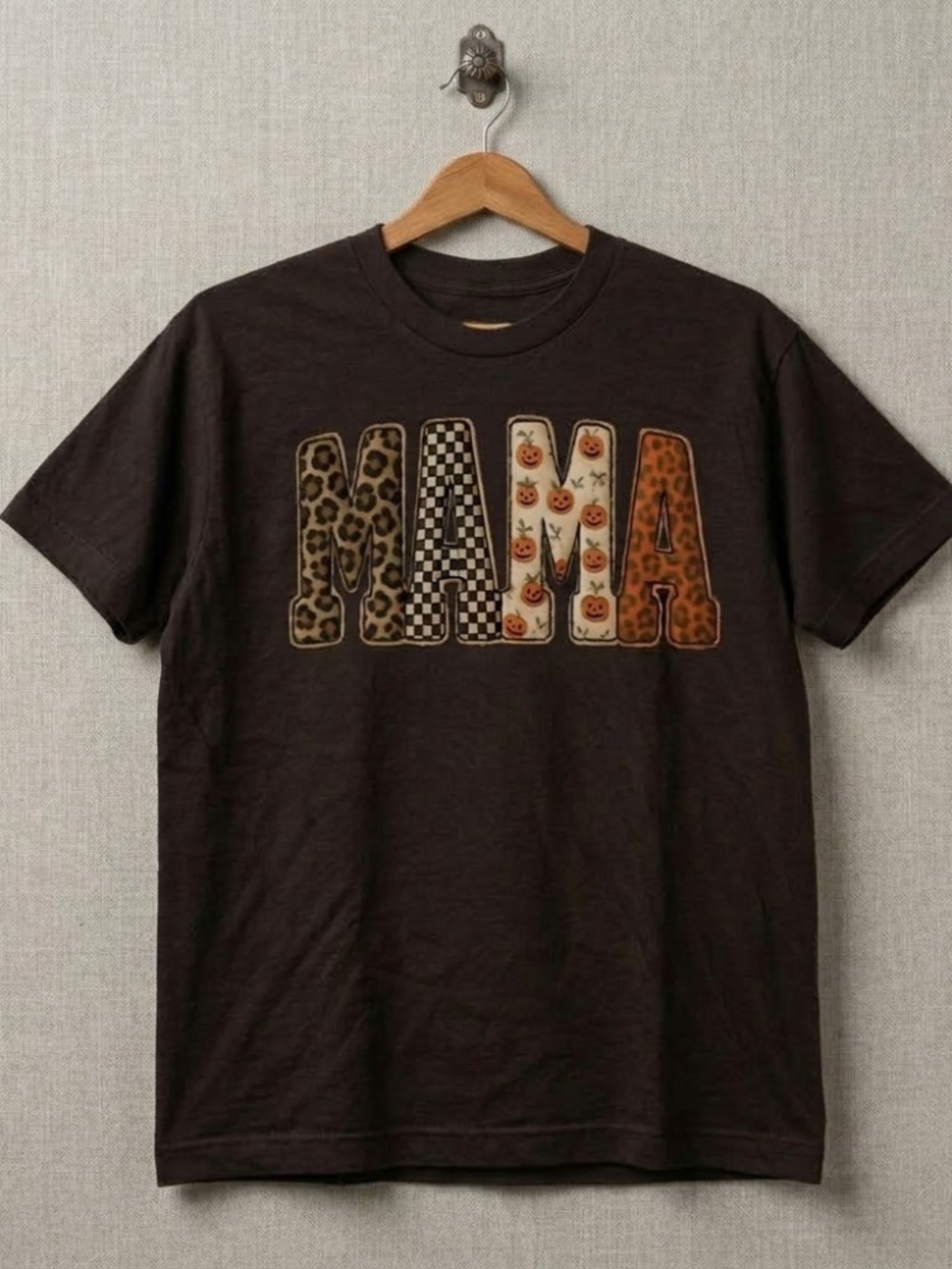 Halloween Mama Graphic Tee - Pumpkin Autumn Vibe , gift for mom